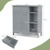 Freestanding Kitchen Cupboard Storage Organizer w/Large Drawer-White
