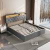 OTTOMAN STORAGE PANEL PLUSH VELVET UPHOLSTERED BED FRAME 4FT6 DOUBLE SIZE HOT