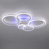 LED Ceiling Light Lamp Geometric Chandelier Lights Fixture White Dimmable Modern