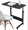Height Adjustable Mobile Rolling Computer PC Laptop Over Bed Desk Overbed Desk