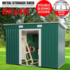 Garden Shed Pent Roof 8X4FT Metal Free Foundation Base Outdoor Storage House