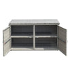 330L Garden Patio Storage Container Outdoor PE Wicker Storage Box Grey
