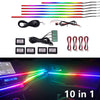 Symphony Full RGB LED Car Interior Acrylic Light Ambient Strip Light APP Control
