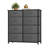 8-Drawer Fabric Chest of Drawers Storage Organizer Unit for Bedroom Living Room