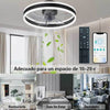 LED Ceiling Fan Light Dimmable Chandelier Lamp With Remote Control Easy to Use