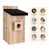 Smart Bird House W/Camera 2K Birdhouse Camera for Outdoors with Solar Panel