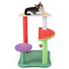 69 CM Cute Cat Tree Multi-Level Aesthetic Fruit Cat Tower Colorful