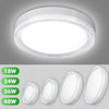 Modern LED Ceiling Light Round Panel Down Lights Bathroom Kitchen Bedroom Lamp