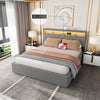 OTTOMAN STORAGE PANEL PLUSH VELVET UPHOLSTERED BED FRAME 4FT6 DOUBLE SIZE HOT