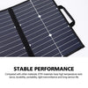 Portable 100W Solar Panel Kit + 100A Controller Camping Charger Power Station RV