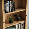Corona Tall Bookcase Large Display Unit Solid Mexican Pine Wood By Home Discount