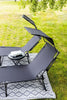 2x Garden Folding Chair Portable Beach Camping Canopy Recliner Sun Lounger
