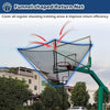 Basketball Rebounder Trainer 180° Rotating|Hoop Return Net w/Bag|Metal Chute