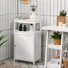 Single Door Floor Cabinet Bathroom Floor Cabinet-White