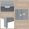 Freestanding Kitchen Cupboard Storage Organizer w/Large Drawer-White