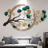 Ginkgo Metal Wall Art Wall Picture Handmade Decoration Living Room 3D Luxury