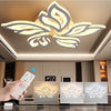 LED Ceiling Light Petals Acrylic Chandelier Lamp Remote Control For Living Room
