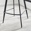 **Seconds** Nyla 2x Sage Green Fabric Bar Chair Black Leg
