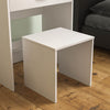 Modern Dressing Table Makeup Vanity Desk Stool Set Mirror Drawer Matte White