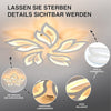 LED Ceiling Light Petals Acrylic Chandelier Lamp Remote Control For Living Room