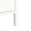 Off-White 3 Drawer Chest - Scandinavian Wooden Storage Unit, Metal Handles