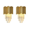 Modern Glass Wall Sconce Lights Bedroom Living Room Bedside E14 Bulb Fixture