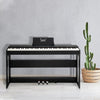 Glarry Digital Piano 88 Full Weighted Key 3 Pedals with Wooden Stand Black