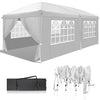 3X6M Pop-Up Canopy Wedding Commercial Heavy Duty Party Tent Gazebo Sidewalls UK