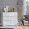 120CM High Gloss Chest of 6 7 8Drawers Tall Wide Bedside Table Cabinet Furniture
