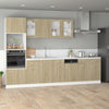 Kitchen Cabinet Home Storage Shelf Organiser Cupboard Engineered Wood vidaXL