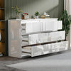 120CM High Gloss Chest of 6 7 8Drawers Tall Wide Bedside Table Cabinet Furniture
