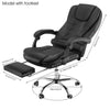 Massage Office Chair Gaming Computer Desk Swivel Recliner Chair Leather Xmfdqanh