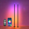 2PCS RGB Floor Lamp LED Corner Light Standing Remote DJ Music Sync Bluetooth App