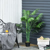 125cm/4FT Artificial Palm Plant Decorative Tree with Nursery Pot