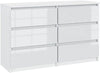 120CM High Gloss Chest of 6 7 8Drawers Tall Wide Bedside Table Cabinet Furniture