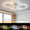 LED Ceiling Fans With Lights Dimmable Remote Control App Control for Bedroom