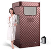 Portable Steam Sauna Home Full Body Sauna Box w/3L Steam Generator