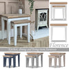Nest of 2 Tables Set of Sofa Coffee Side Tables Wooden Lamp Stand Florence Furni