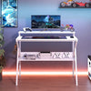 Space Saving Computer Desk Home Office Desk-White