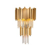 Modern Glass Wall Sconce Lights Bedroom Living Room Bedside E14 Bulb Fixture