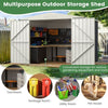 Yard Lawn Garden Storage House Storage Shed for Bike Garbage Can Tool Lawnmower