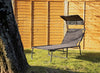 2x Garden Folding Chair Portable Beach Camping Canopy Recliner Sun Lounger