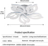 LED Ceiling Light Petals Acrylic Chandelier Lamp Remote Control For Living Room