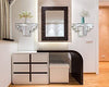 Silver Mirrored Jewelled Wall Shelf Art Deco Home Décor Storage Floating Shelf