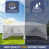 3X6M Pop-Up Canopy Wedding Commercial Heavy Duty Party Tent Gazebo Sidewalls UK