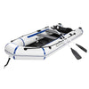 10ft PVC Water Adult Assault Boat 330kg Capacity Off-White Color Camping Gear UK