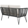 Garden Chairs Sofa Lounge Set Outdoor Furniture Rattan Couch Thick Cushions