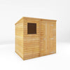 Waltons 7x5 Wooden Garden Shed Overlap Pent Single Door Windows Storage 7ft 5ft