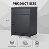 Extra Large Parcel Delivery Drop Box Lockable Outdoor Storage Letter Post Box UK