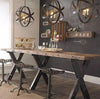 Cast Iron Bar Stool Industrial Home Decor Swivel Chair Adjustable Tractor Seat